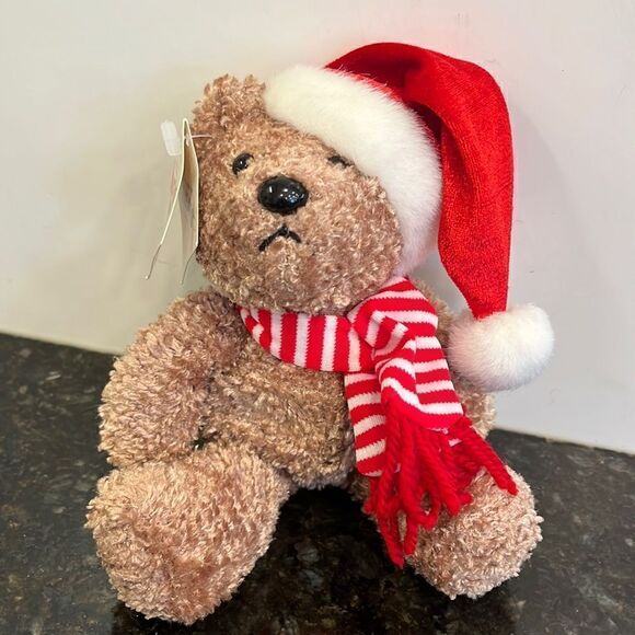 Vintage Sears Plush Bear KRINGLE Christmas Collection 2000 Exclusive 8" w/ tags - Picture 1 of 8
